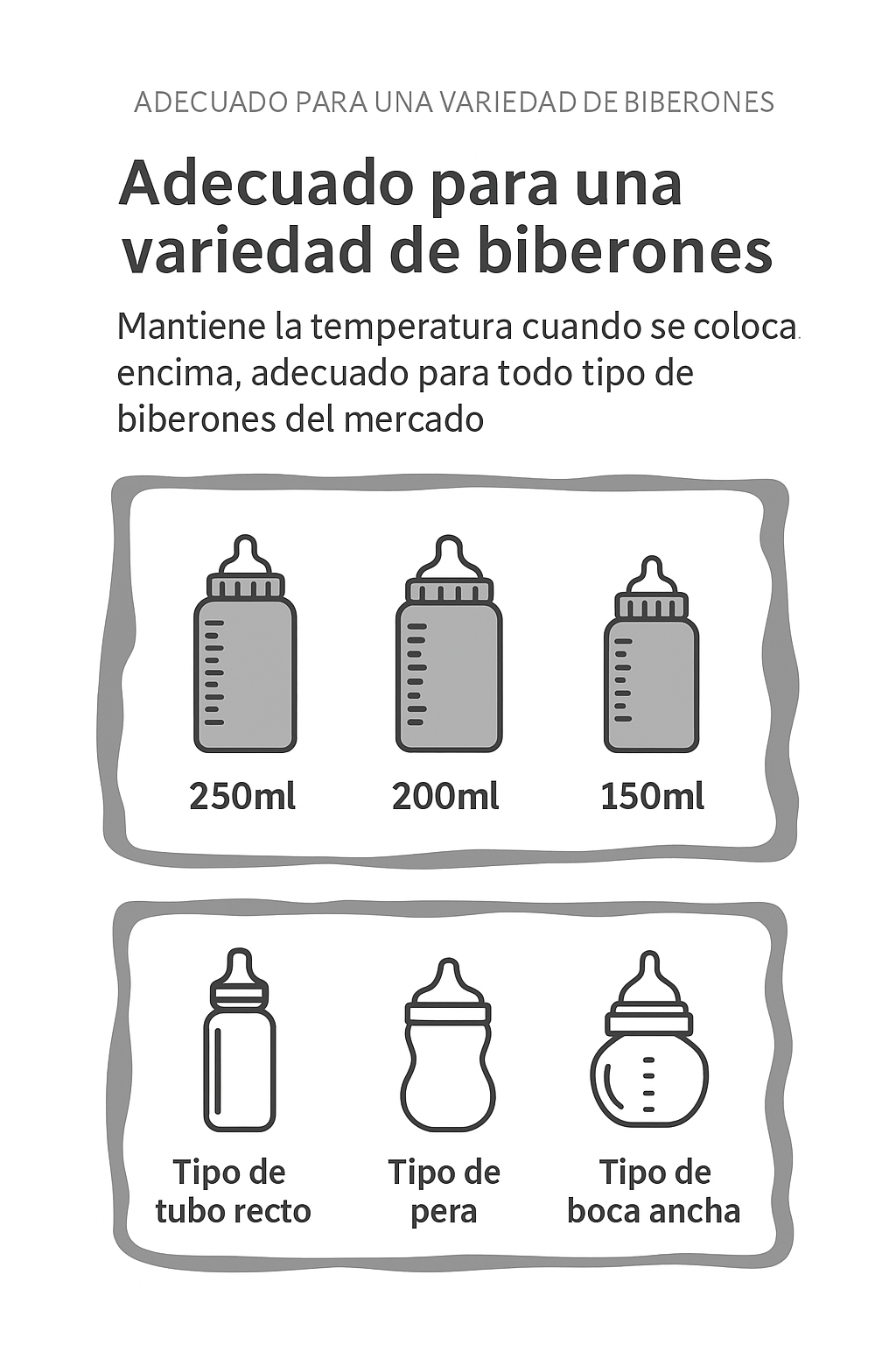 Calentador portátil para biberones