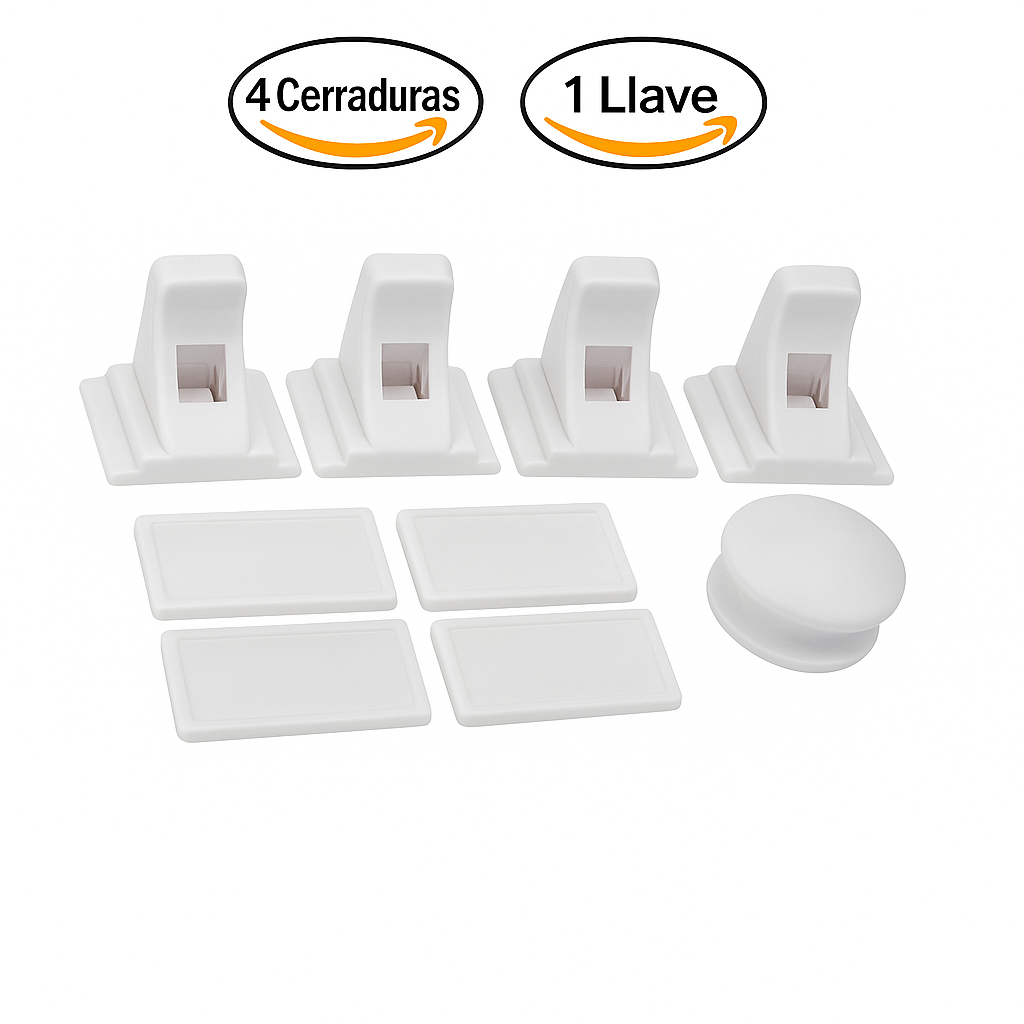 Cerradura magnética para puertas y cajones