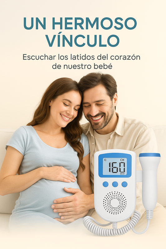 Detector de frecuencia cardíaca fetal portátil