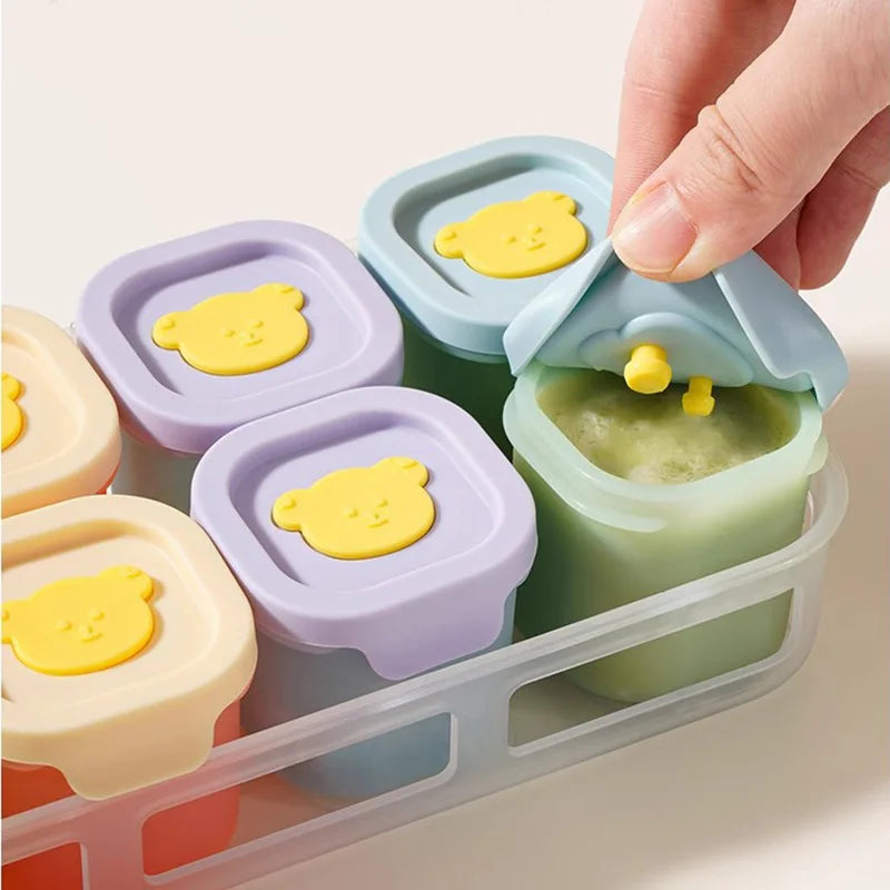 Caja de silicona para suplementos alimenticios para bebés