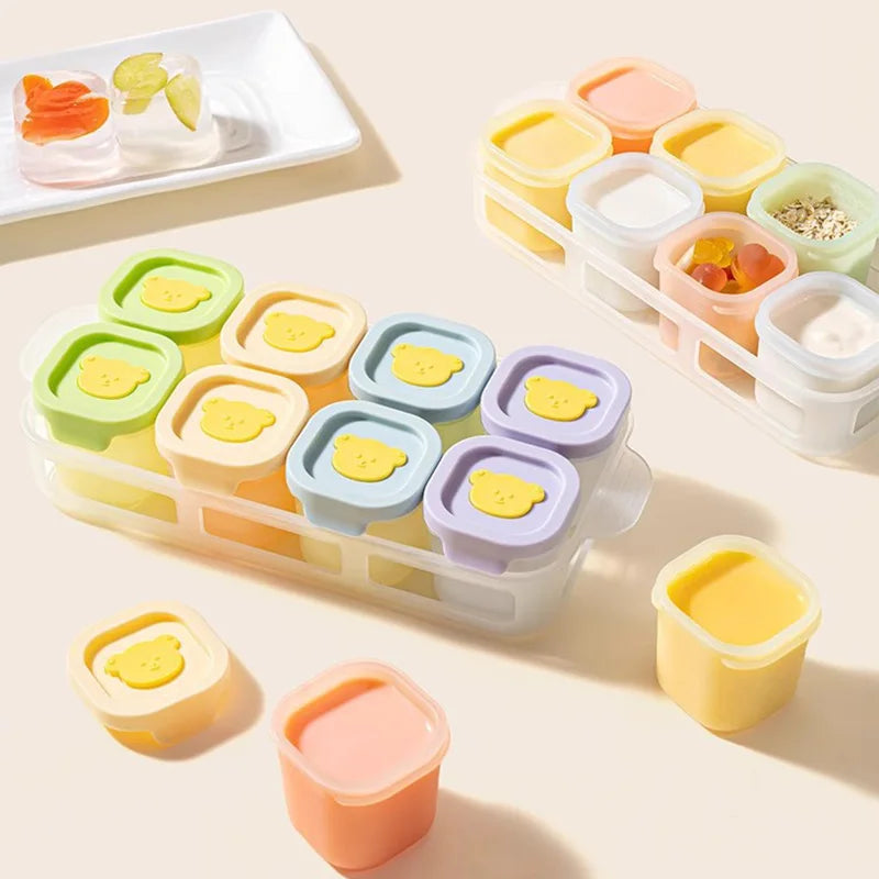 Caja de silicona para suplementos alimenticios para bebés