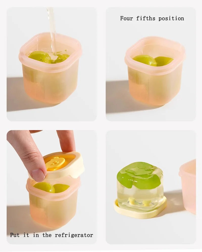 Caja de silicona para suplementos alimenticios para bebés