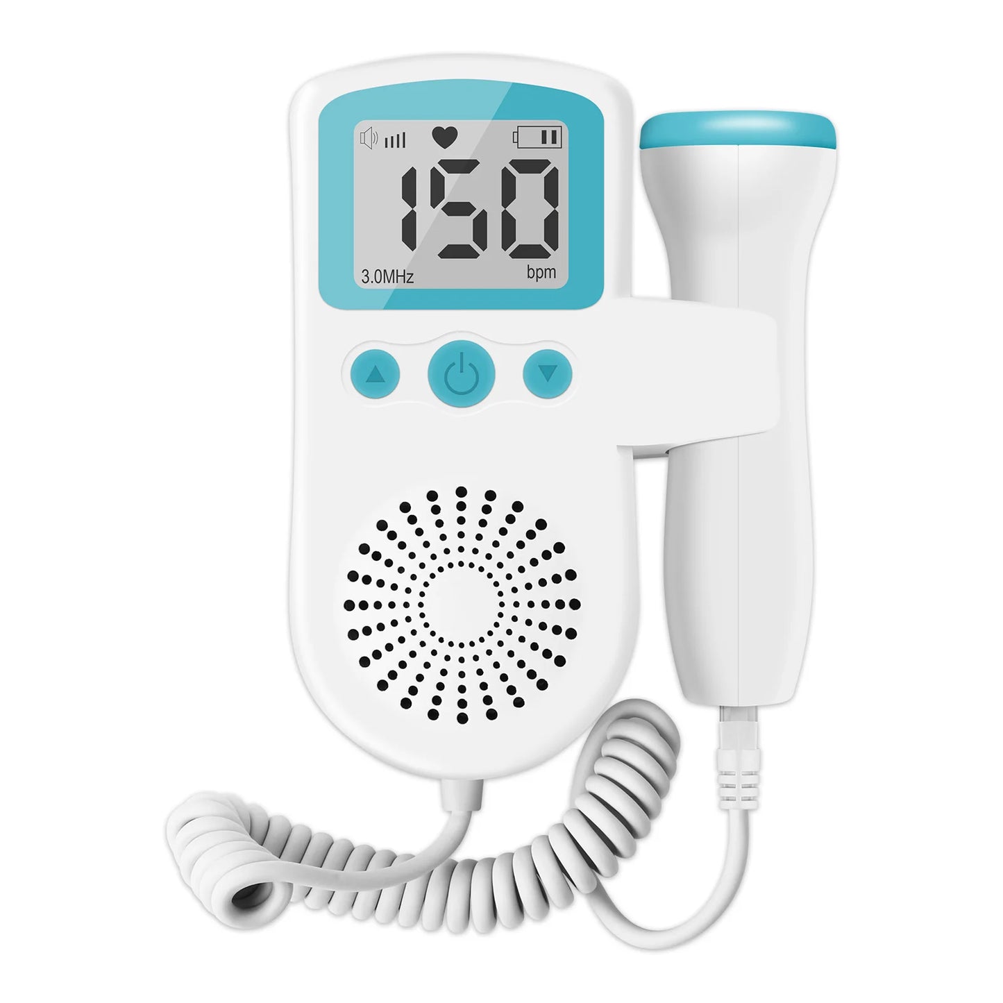 Detector de frecuencia cardíaca fetal portátil