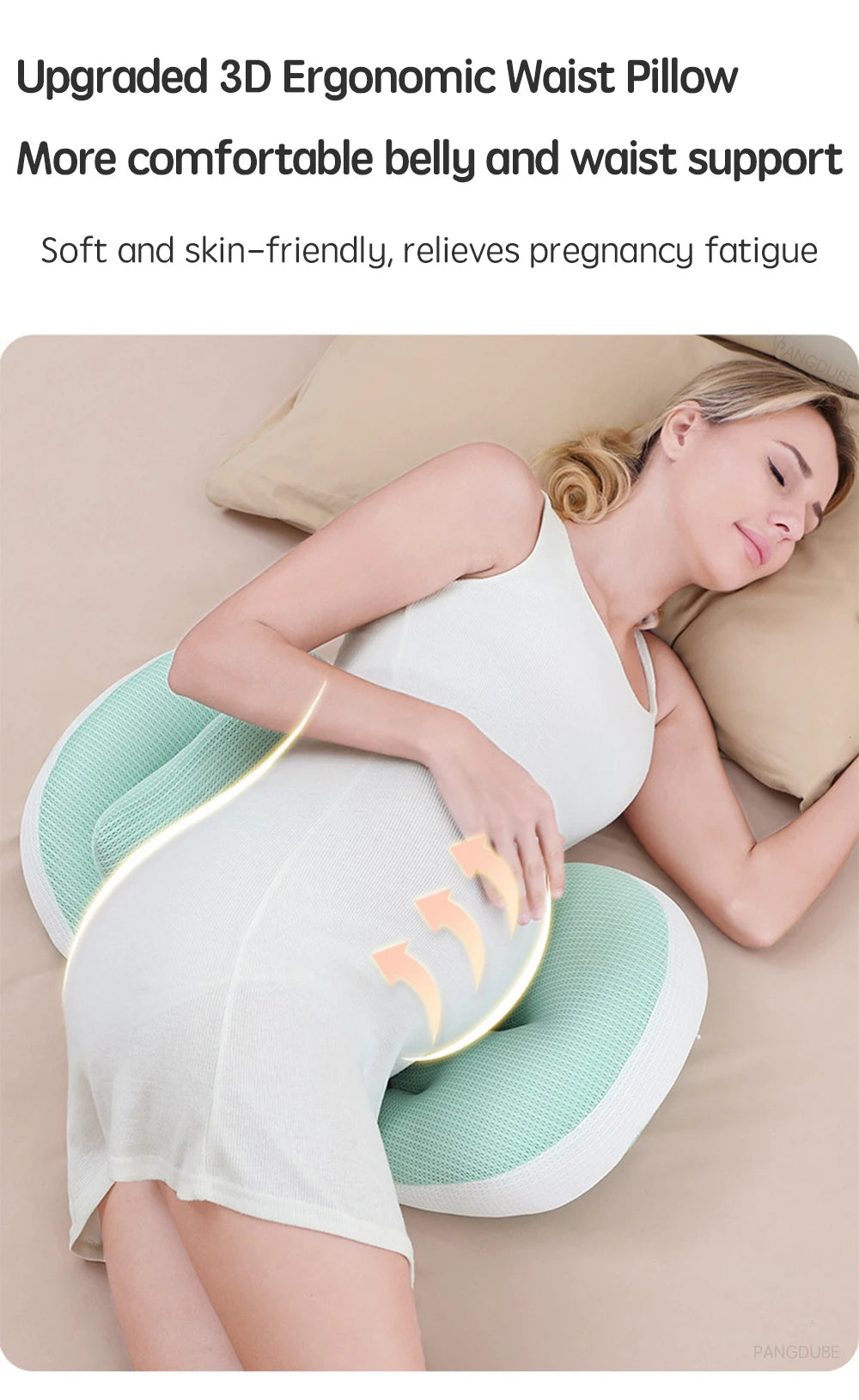 Almohada para soporte de cintura para embarazadas