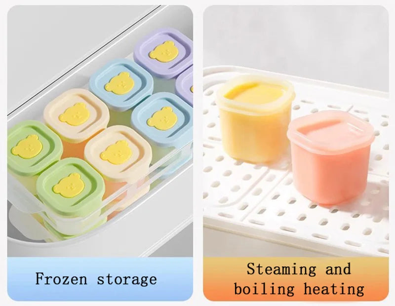 Caja de silicona para suplementos alimenticios para bebés