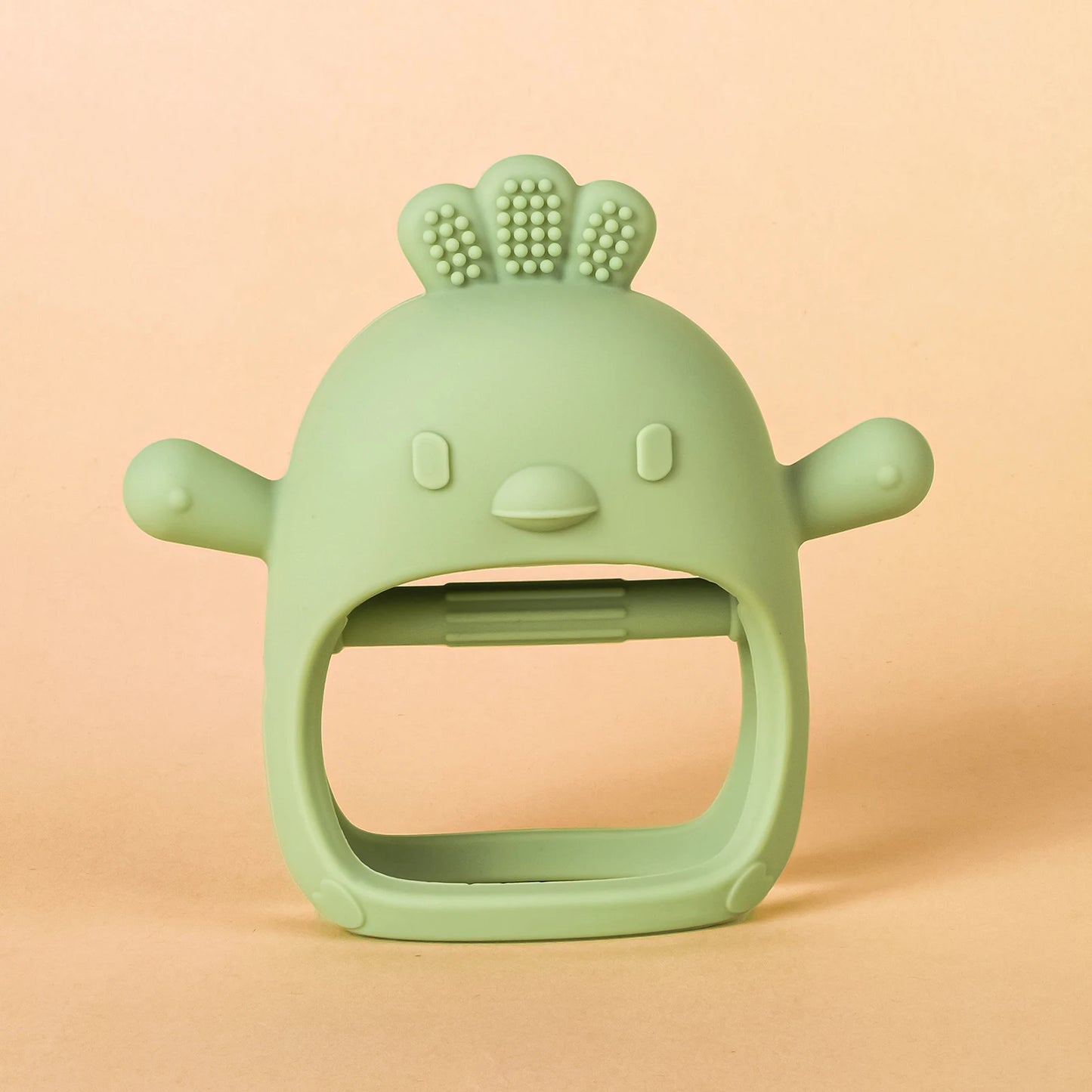 Mordedor de bebé con forma de pollito