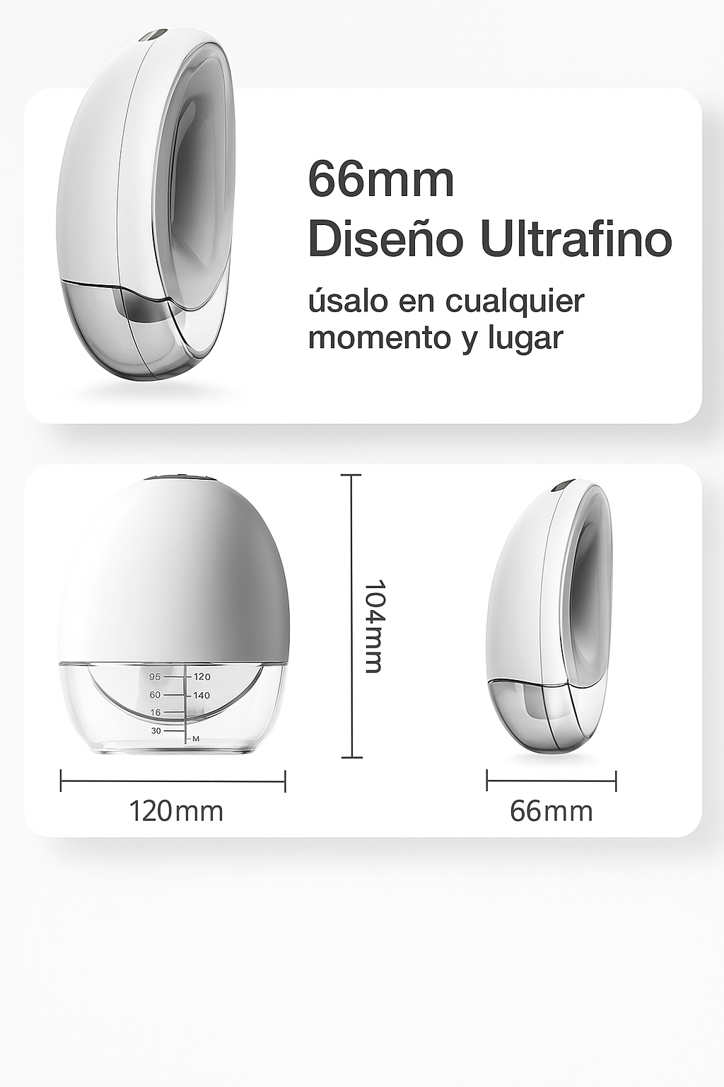 Extractor de leche materna eléctrico