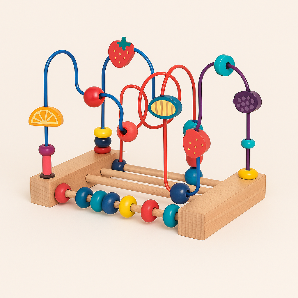 Juguetes montessori para bebés.