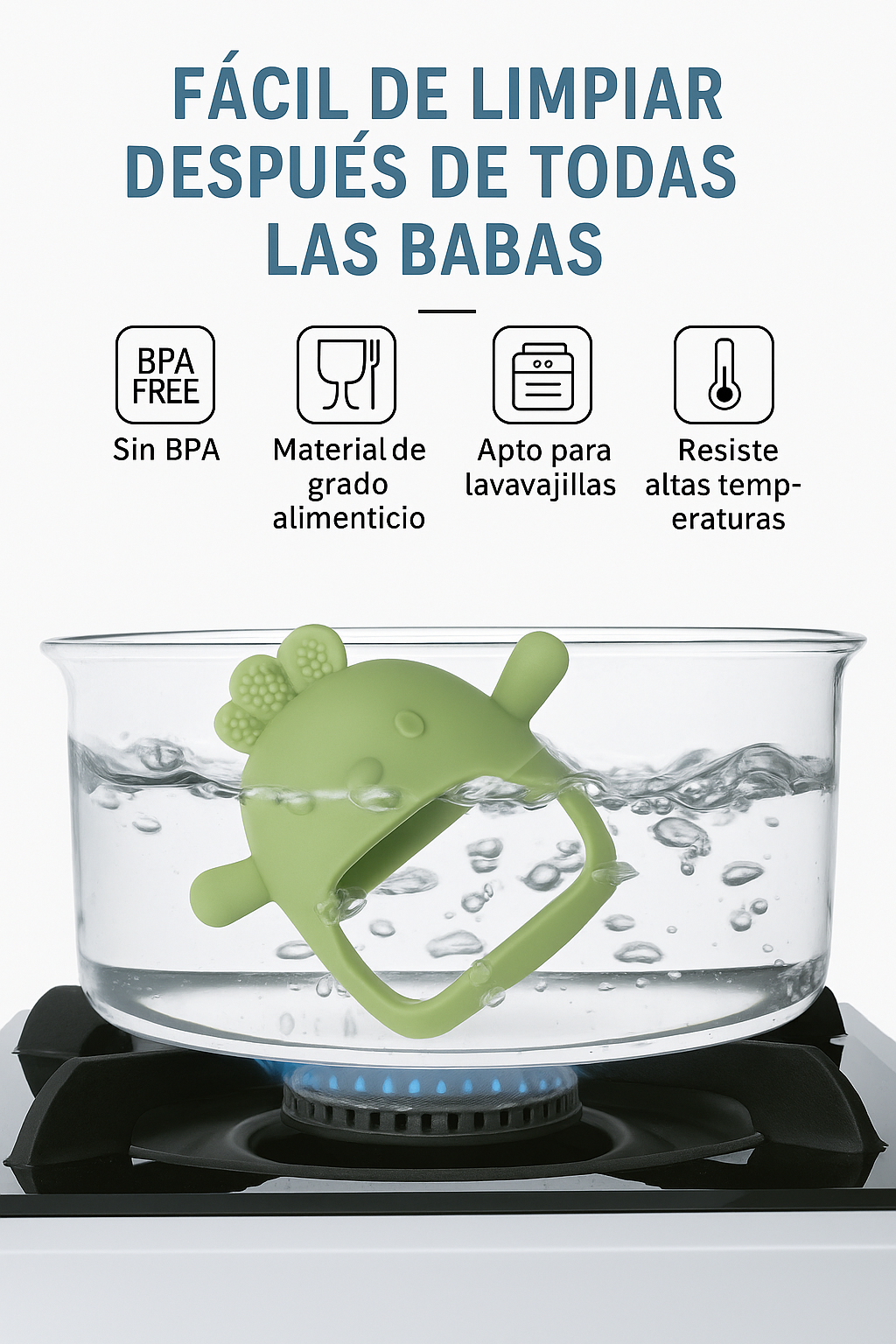 Mordedor de bebé con forma de pollito