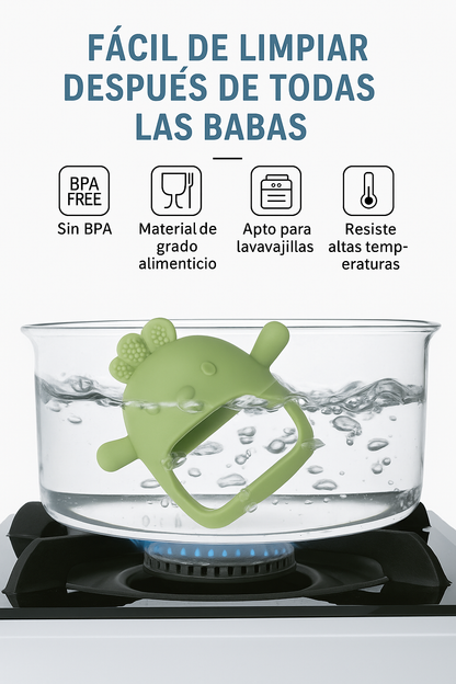 Mordedor de bebé con forma de pollito