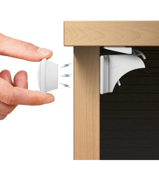 Cerradura magnética para puertas y cajones
