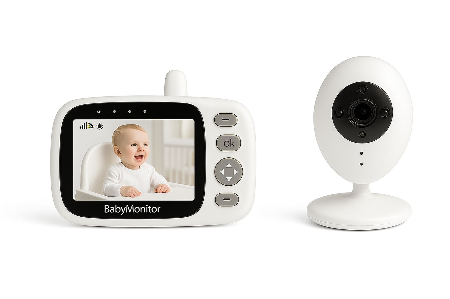 Cámara y monitor de seguridad para bebé