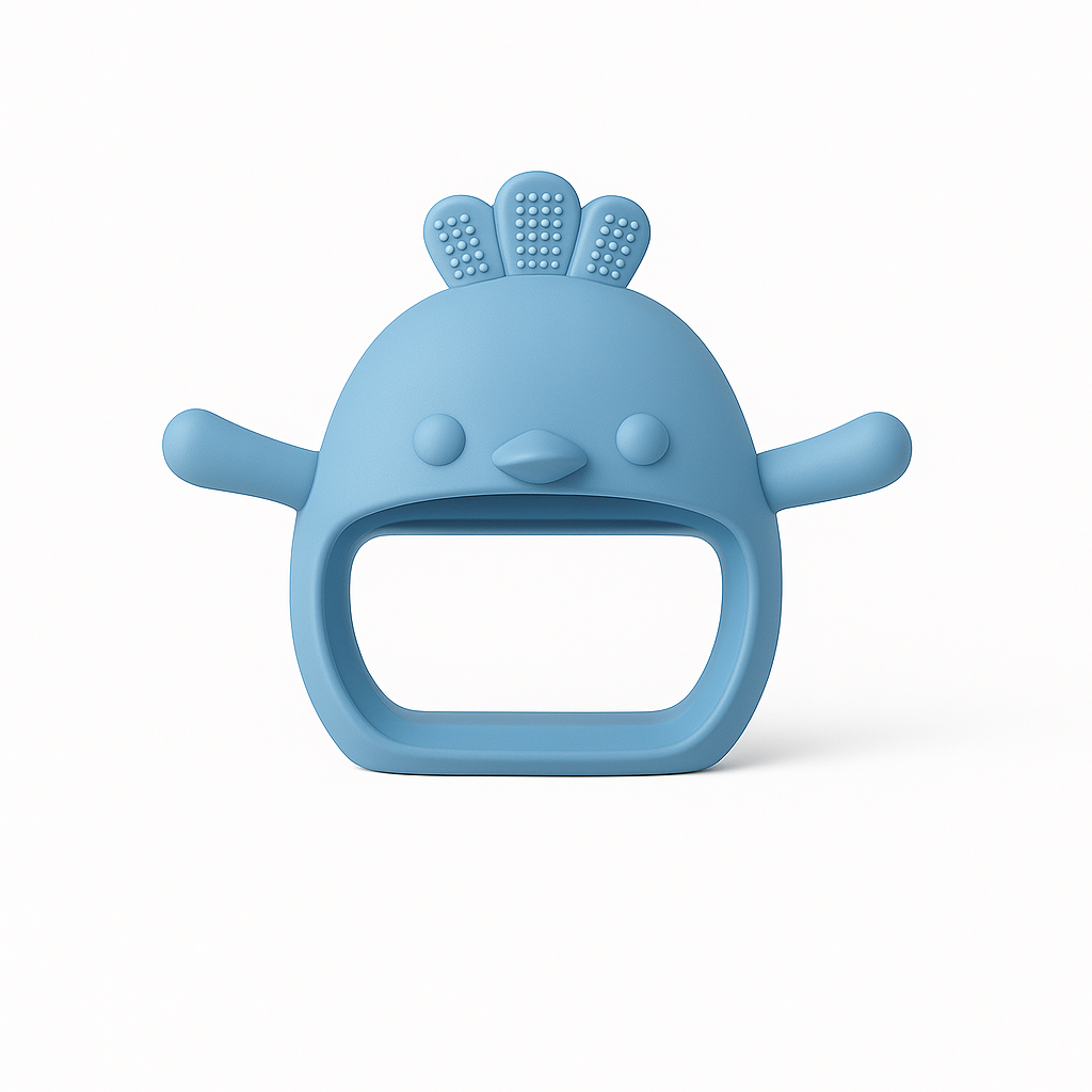 Mordedor de bebé con forma de pollito